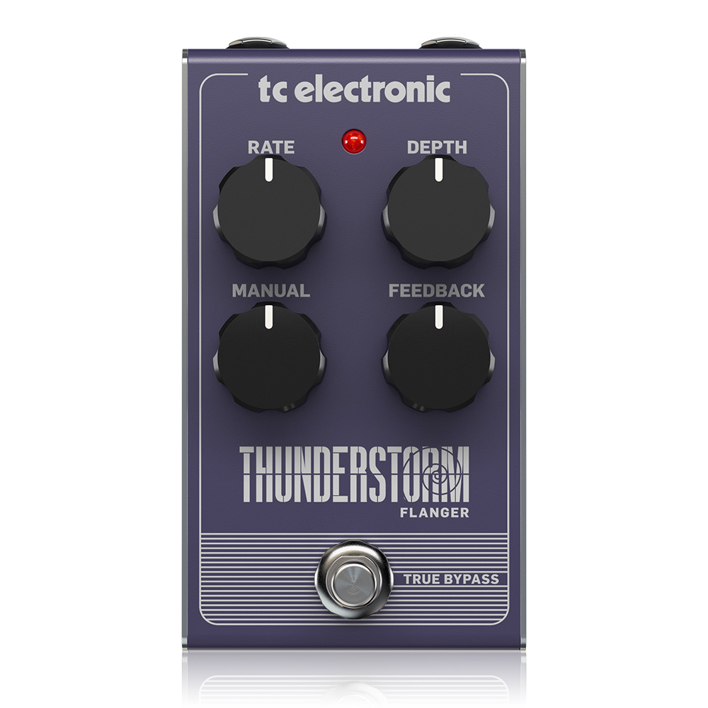 TC Electronic THUNDERSTORM FLANGER Vintage-Style Flanger Pedal 1
