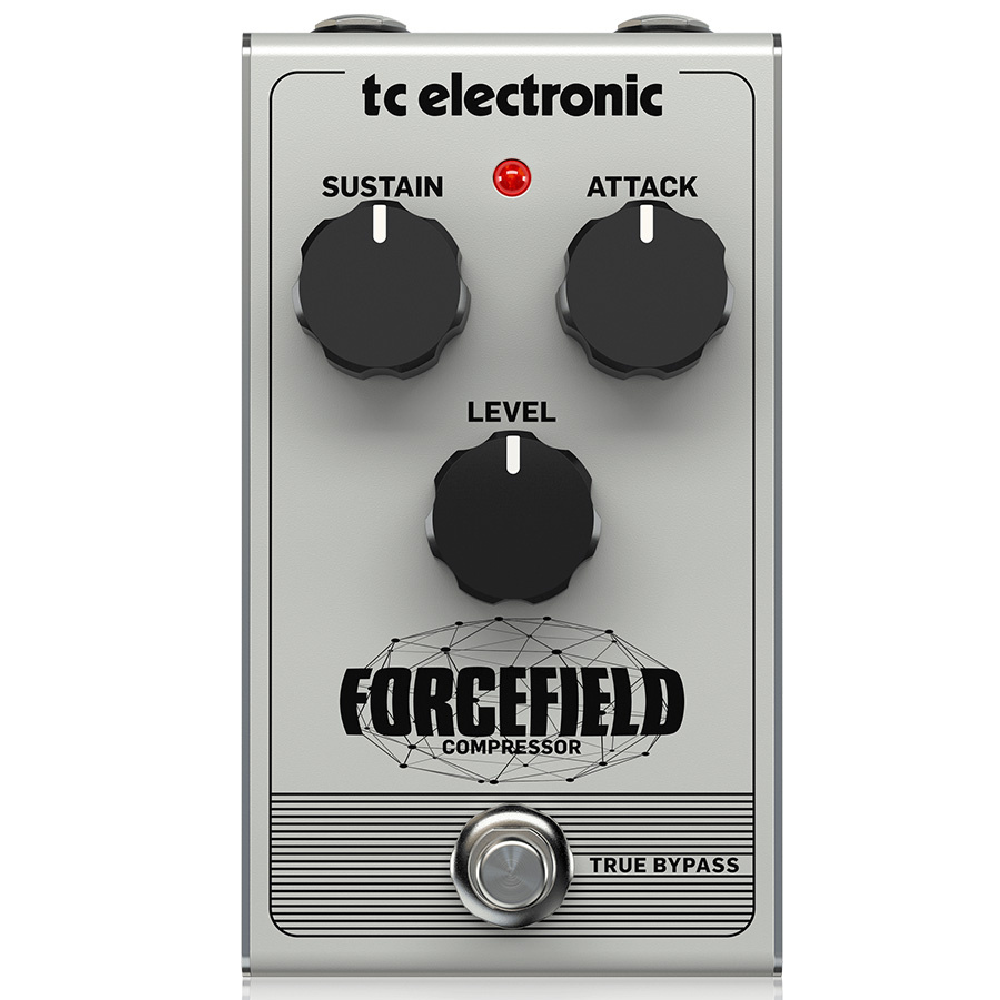 TC Electronic FORCEFIELD COMPRESSOR Classic Compressor/Limiter Pedal 1