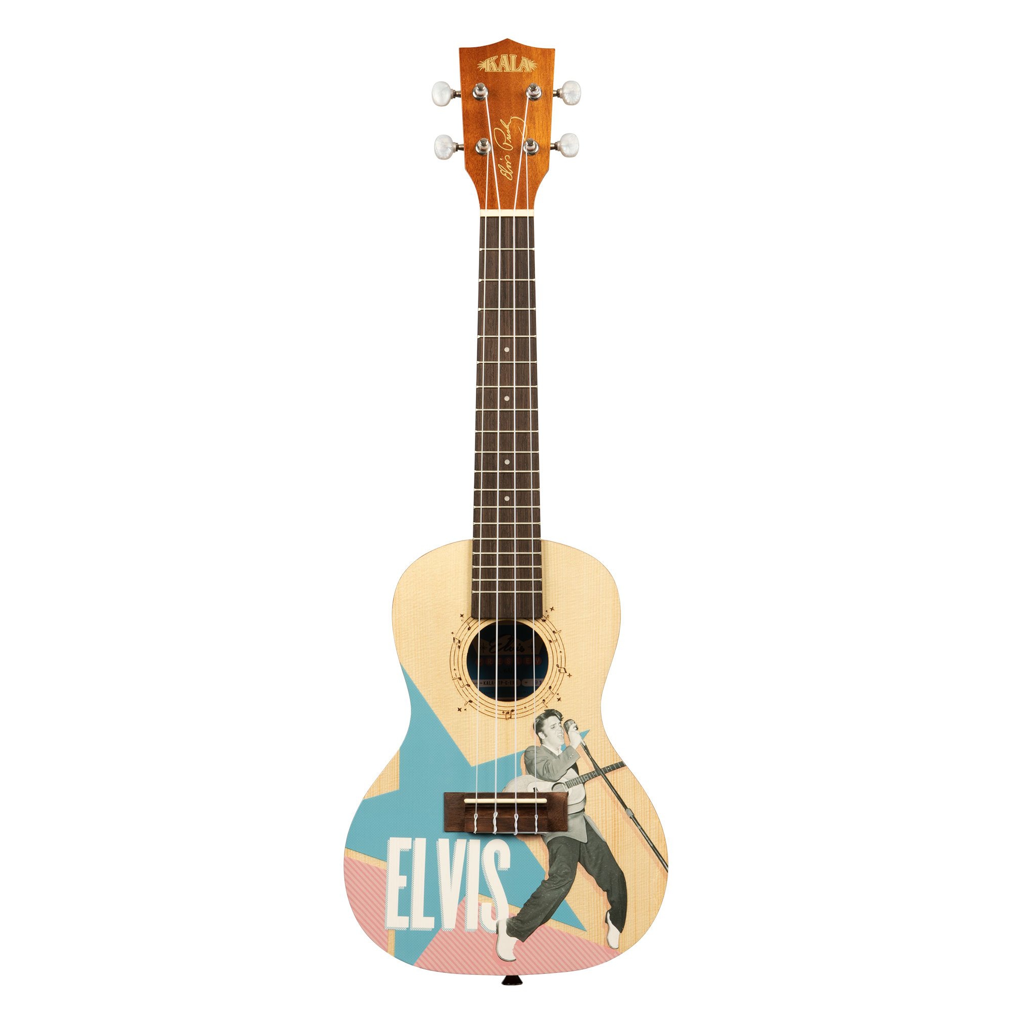 Kala Elvis Rockabilly Concert Ukulele Eğitim Seti 2