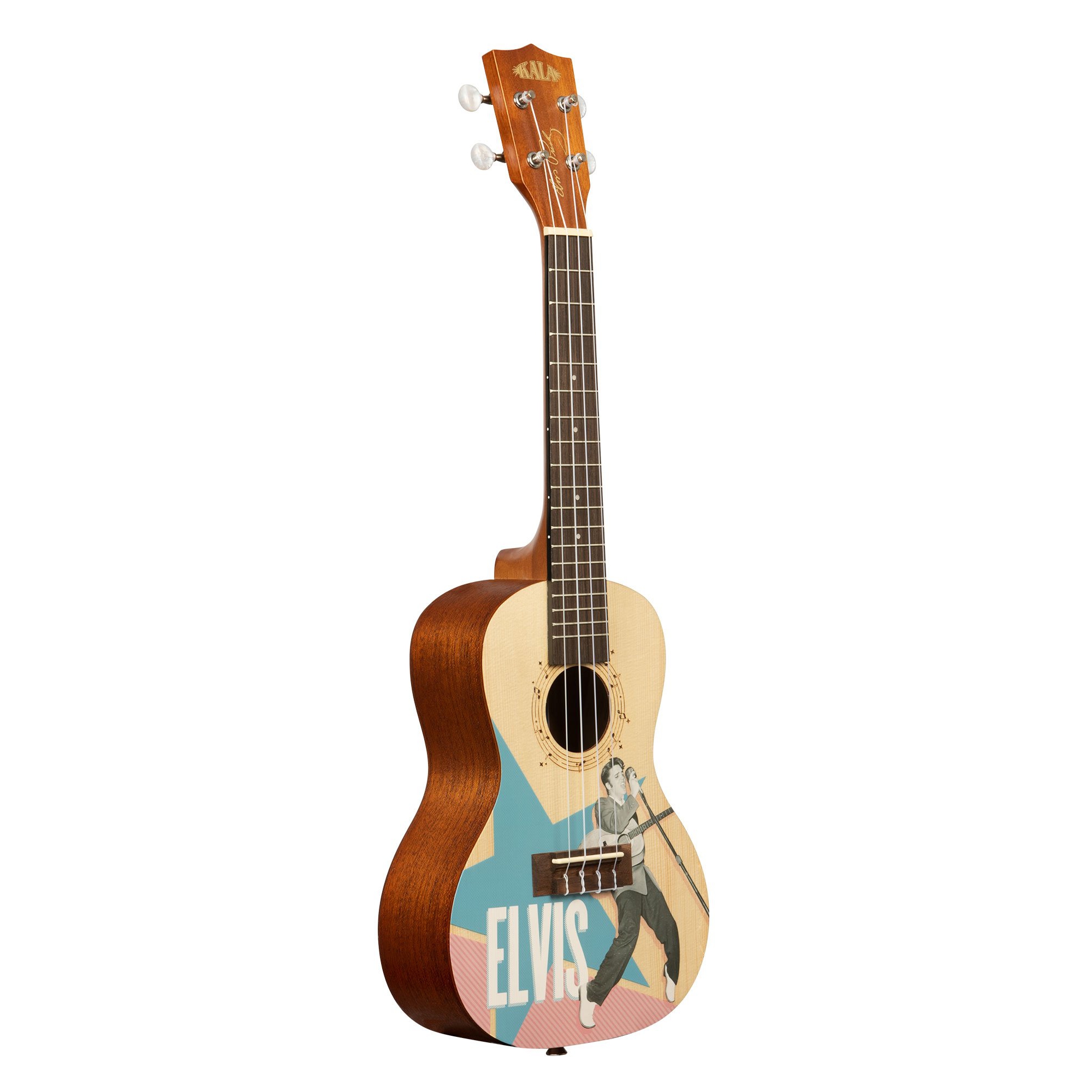 Kala Elvis Rockabilly Concert Ukulele Eğitim Seti 3