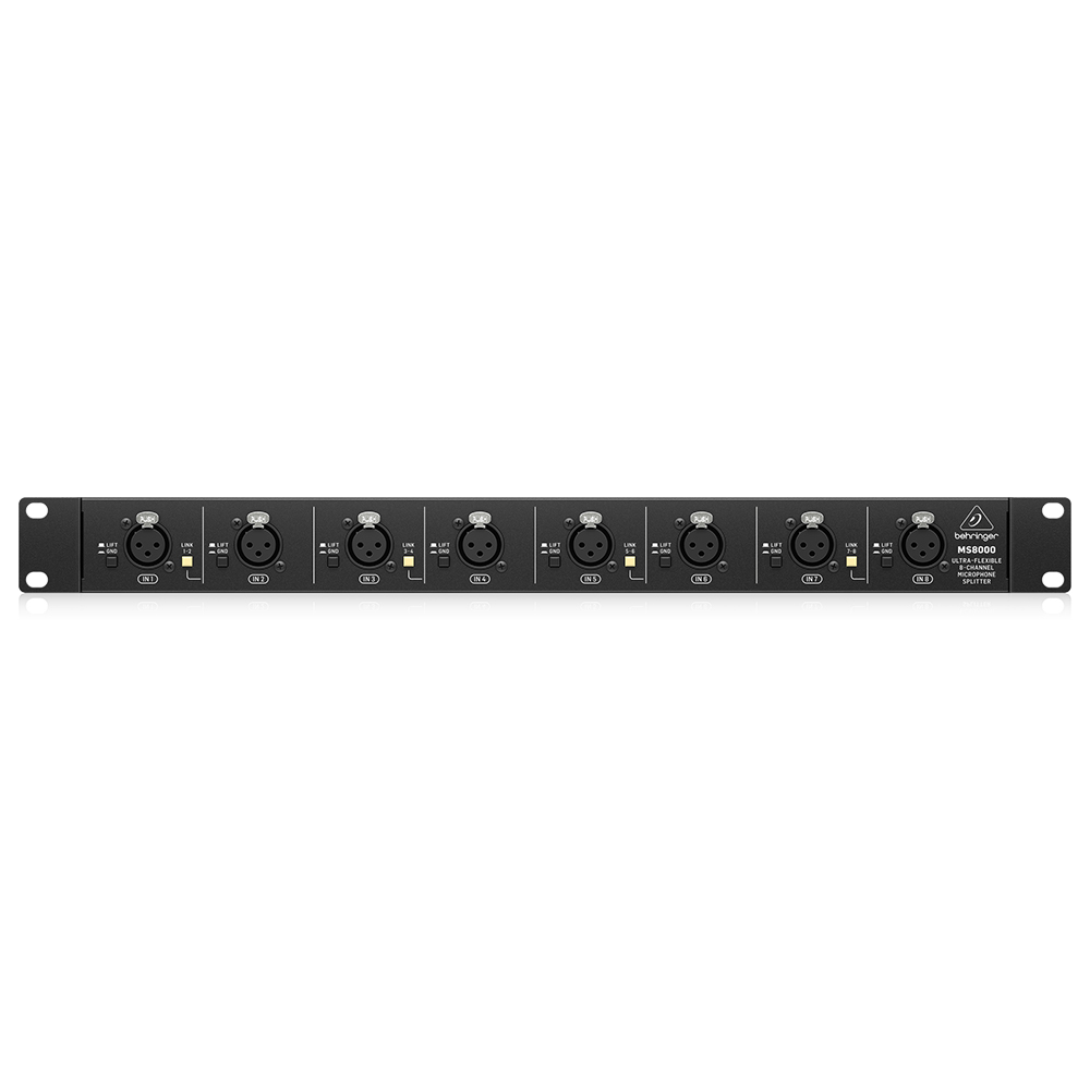BEHRINGER MS8000 Ultra-Flexible 8 Kanal Mikrofon Splitter 1