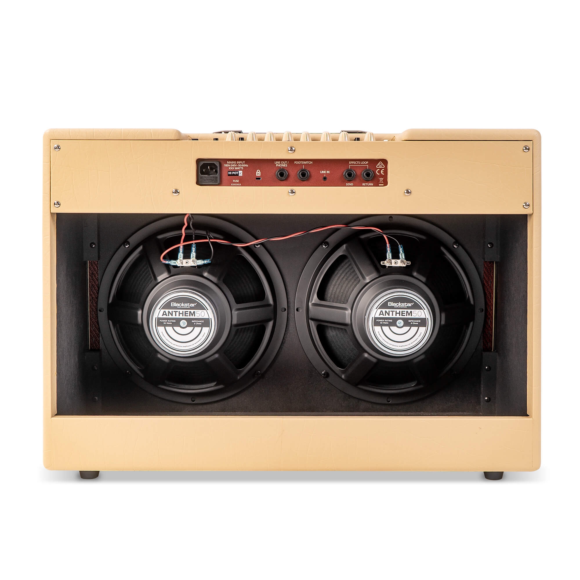 Blackstar Debut 100R 2 x 12" 100-watt Combo Gitar Amfisi (Cream) 5