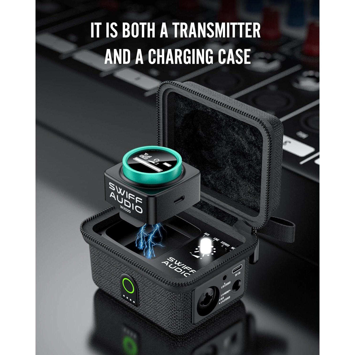 Swiff Audio WX-520 In-ear 5.8G Kablosuz Monitör Sistemi 4