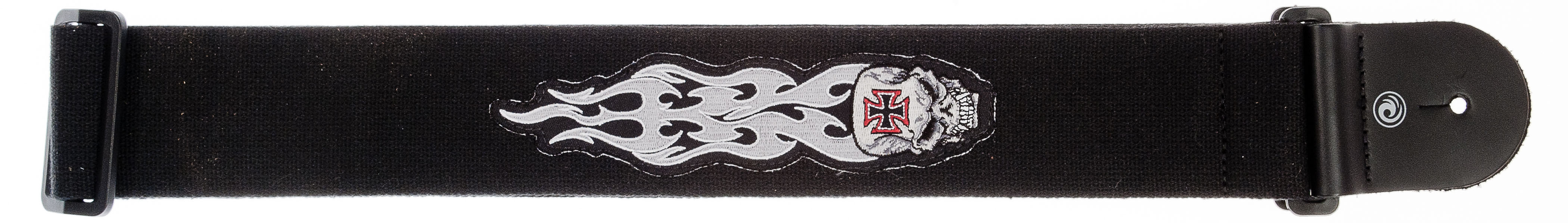 PLANETWAVES 64P03 GİTAR ASKISI, 64MM, DOKUMA GRAY TRIBAL SKULL 2