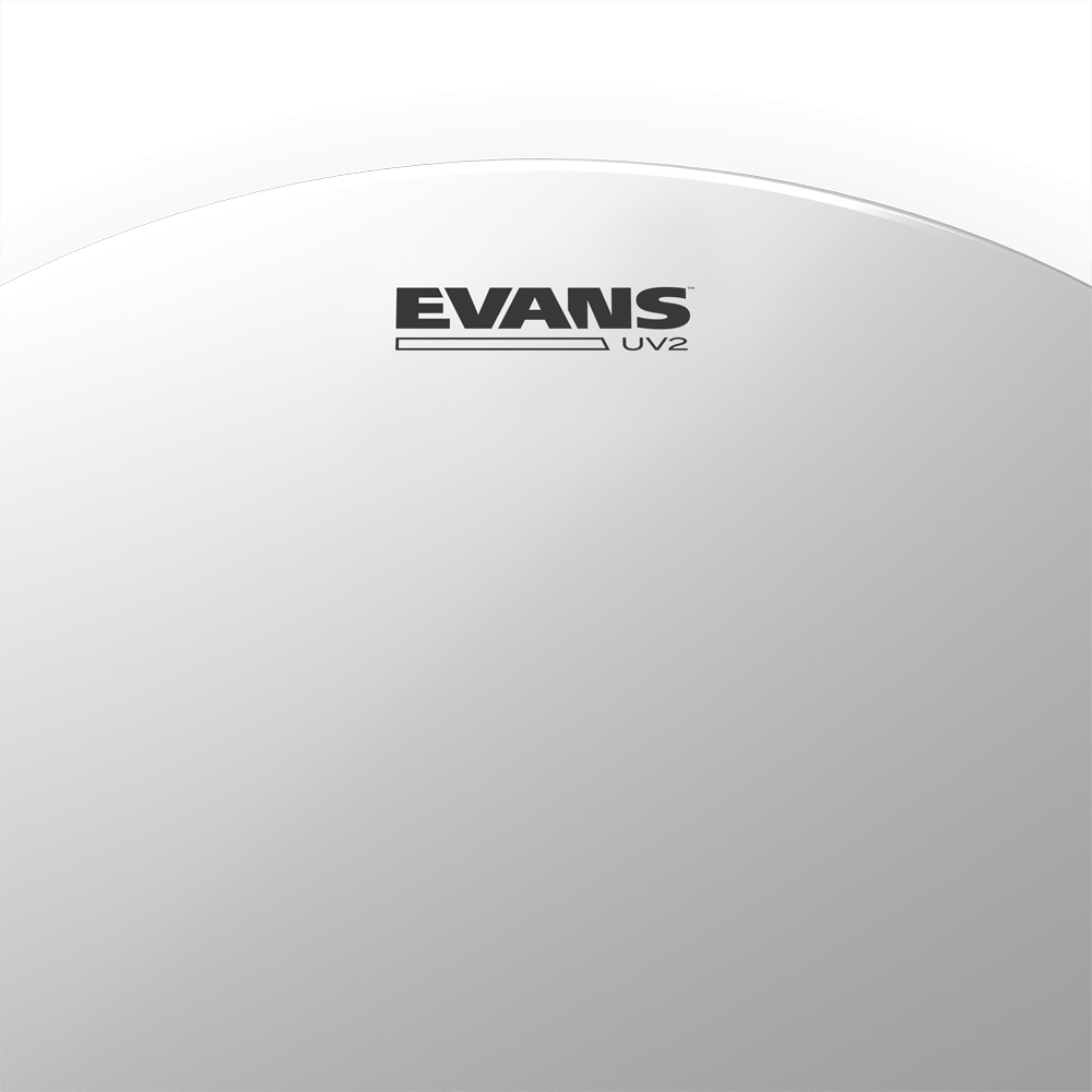 EVANS B08UV2 8" DERİ TOM VE TRAMPET KUMLU BEYAZ ÇİFT KAT 6