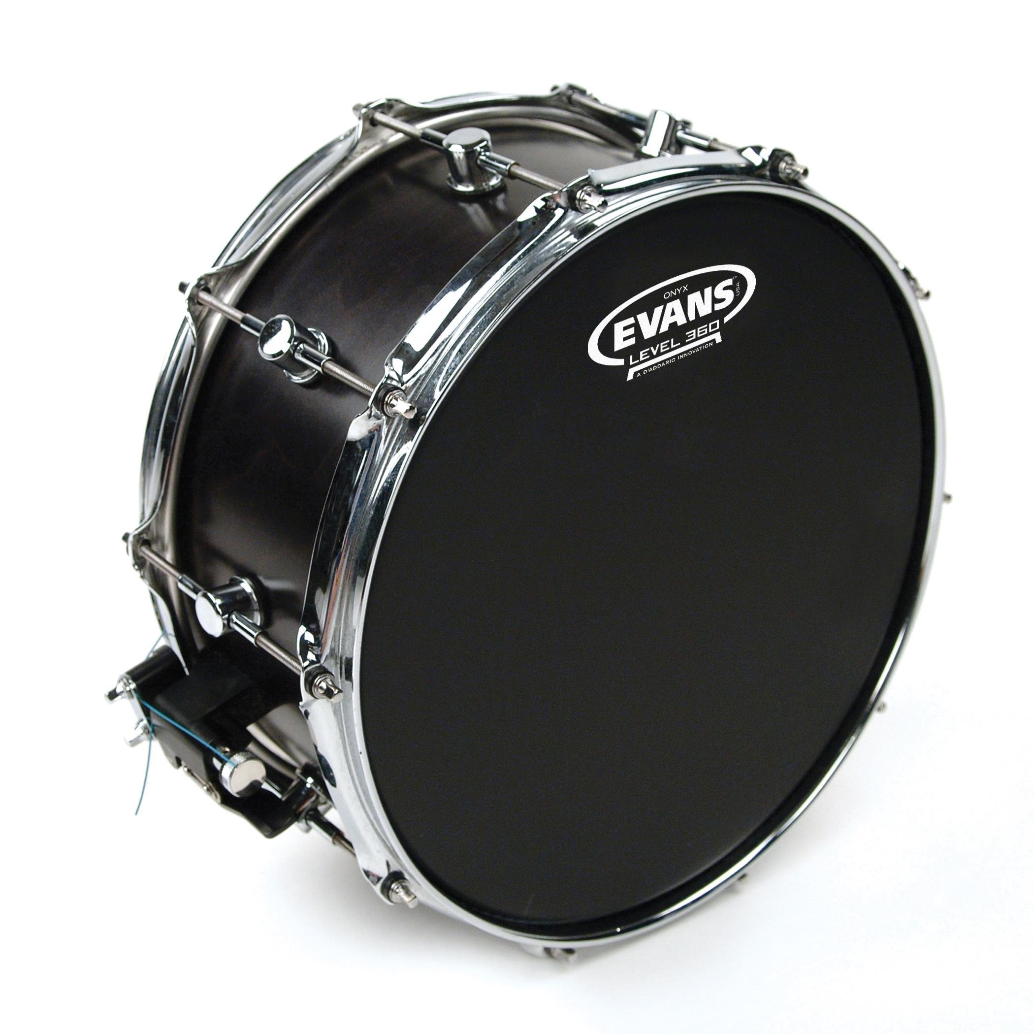 EVANS B10ONX2 10" DERİ TOM KUMLU SİYAH ÇİFT KAT (15 MİL) 6