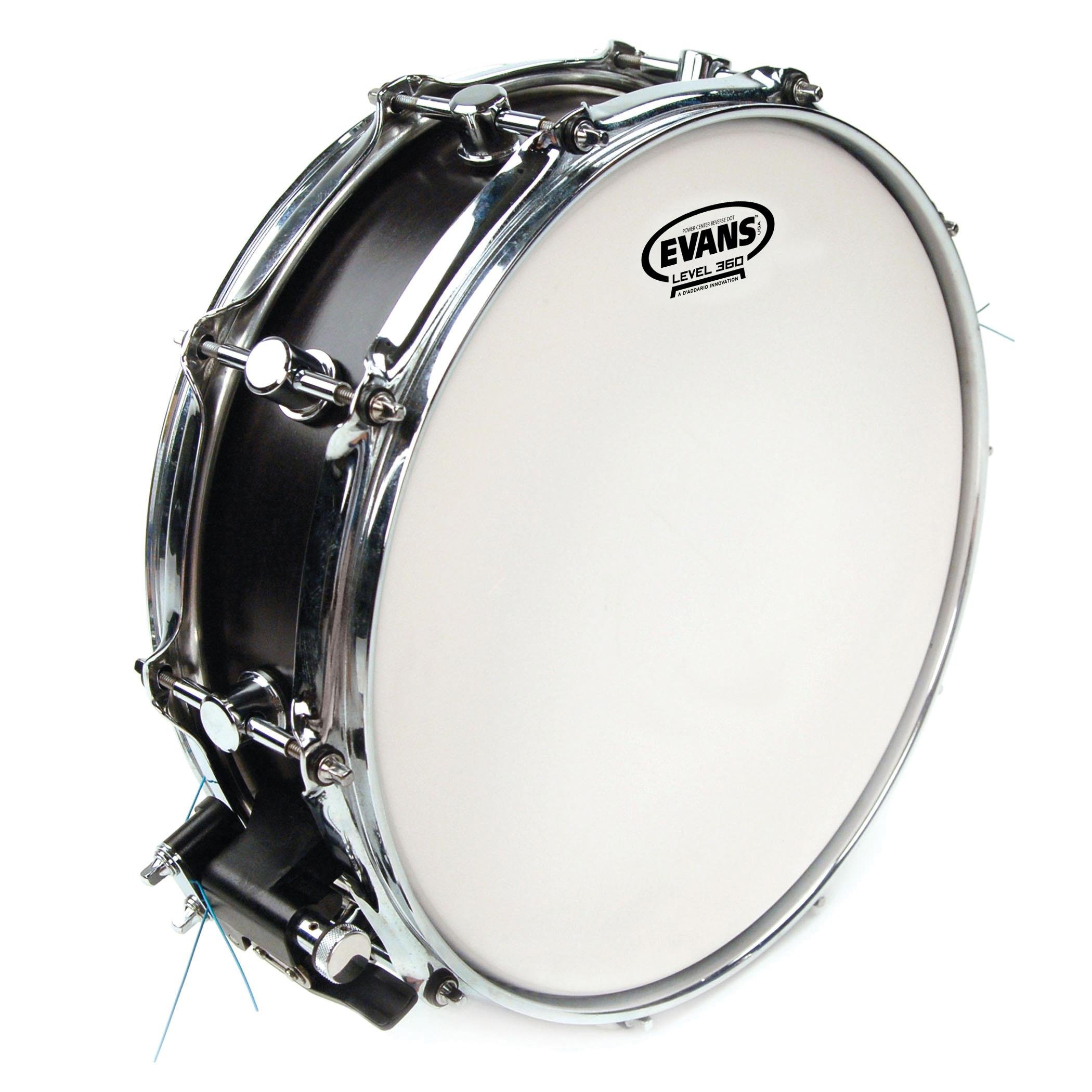 EVANS B12G1RD 12" DERİ TRAMPET KUMLU BEYAZ ALTTAN DOTLU TEK KAT 3
