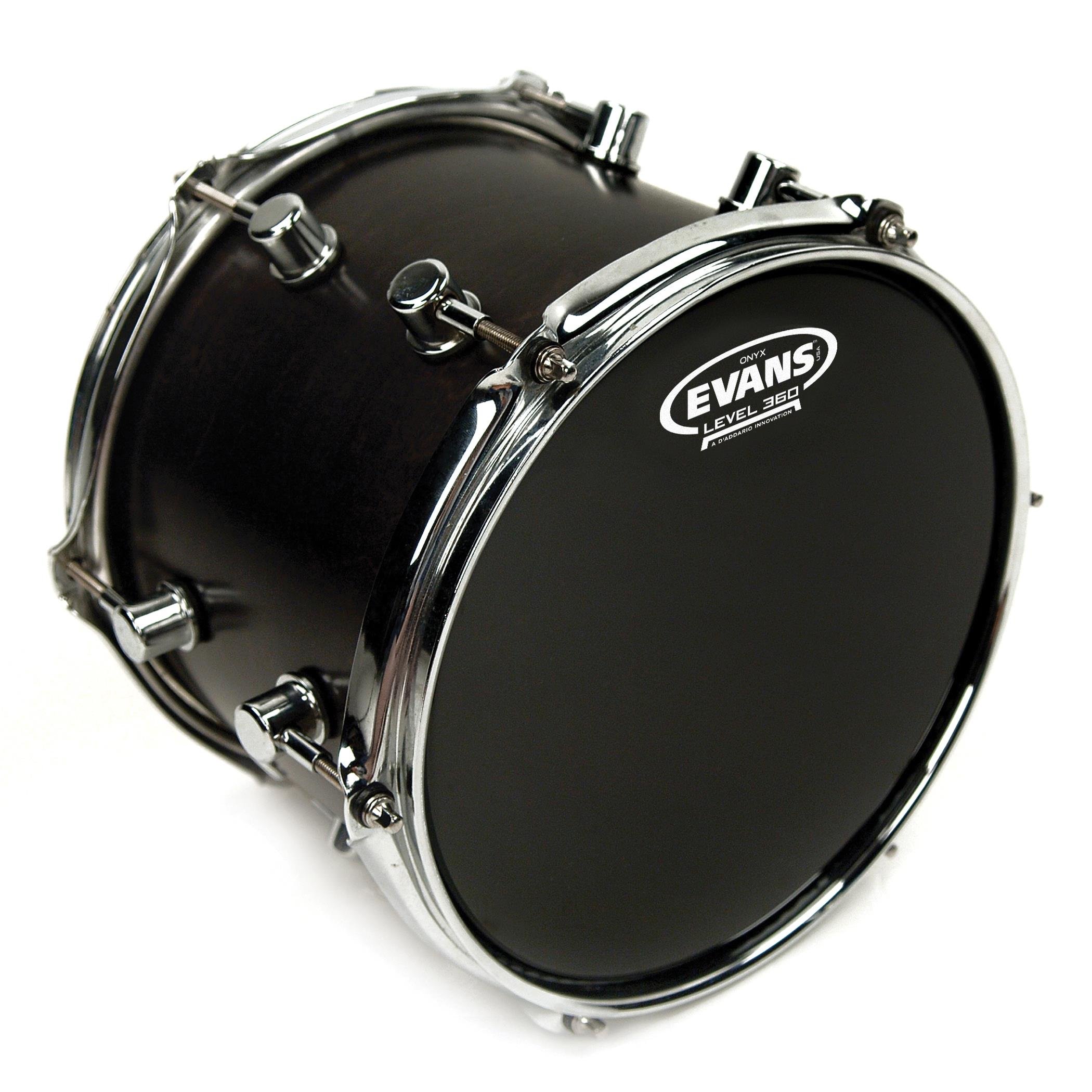 EVANS B12ONX2 12" DERİ TOM VE TRAMPET KUMLU SİYAH ÇİFT KAT 3