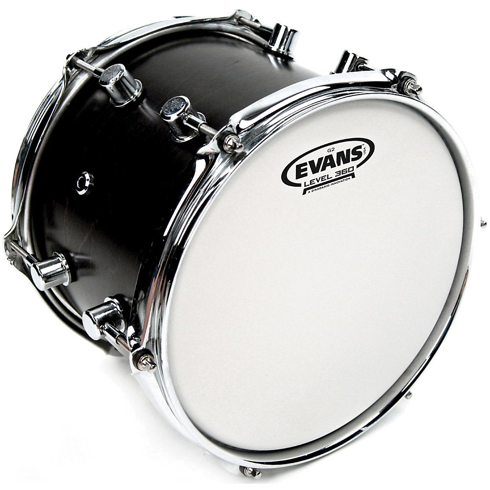 EVANS B18G2 18" DERİ TOM KUMLU BEYAZ ÇİFT KAT (14 MİL) 5