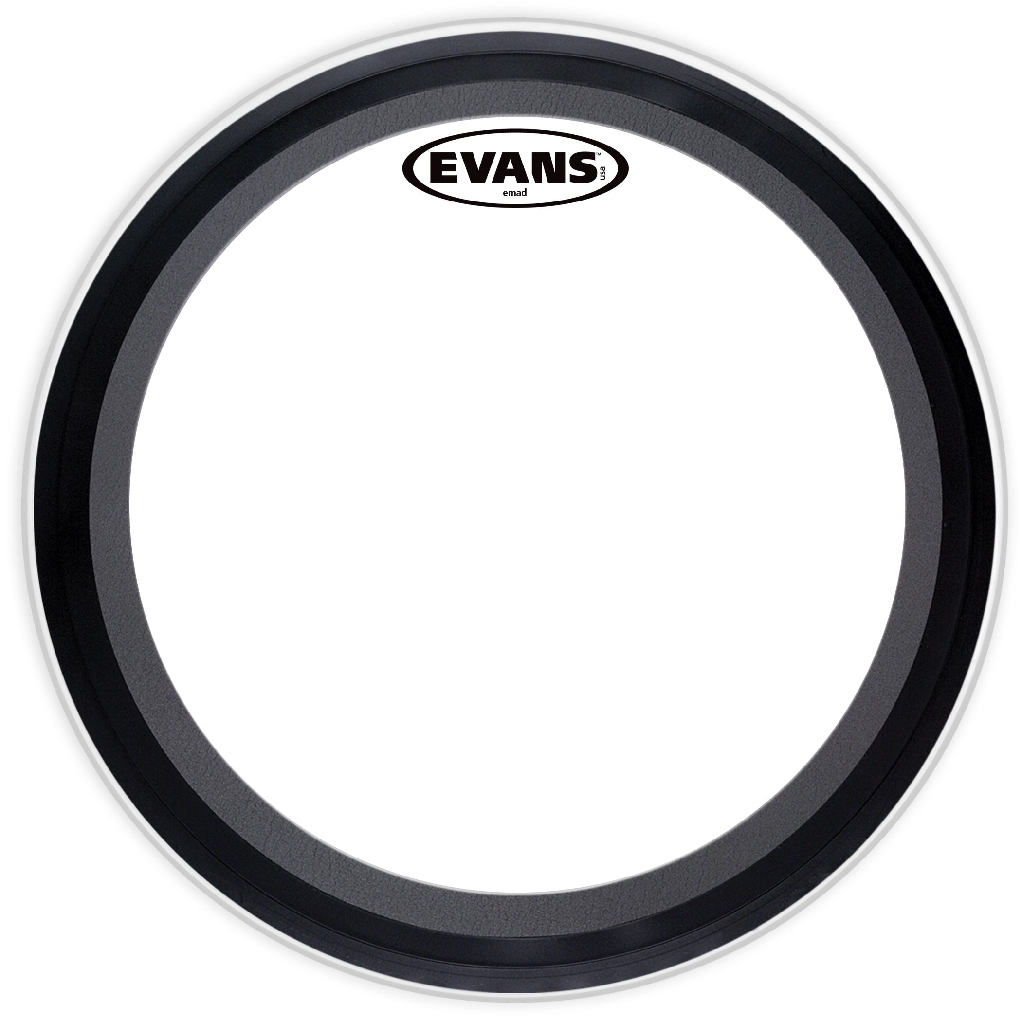 EVANS BD22EMADCW 22" DERİ KİCK KUMLU BEYAZ SÜNGERLİ TEK KAT (10 MİL) 1
