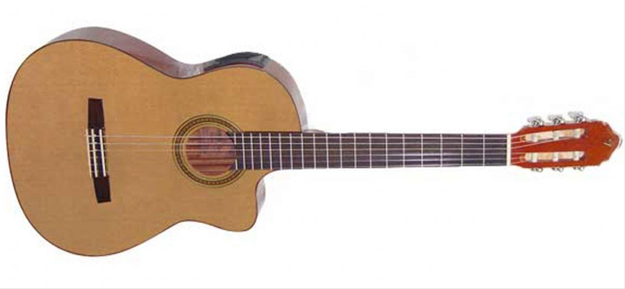 ELEKTRO KLASİK GİTAR, SCALE 4/4, PARLAK NATÜREL, C 1