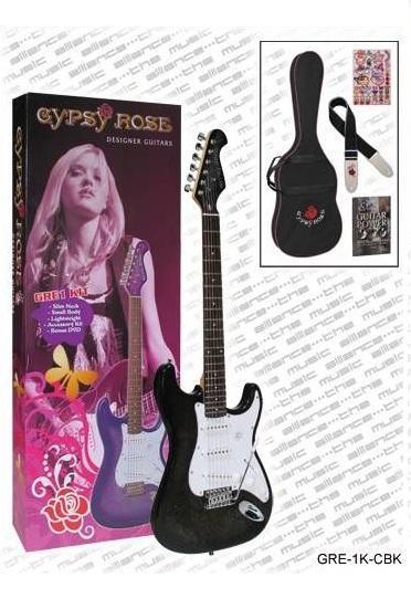 ELEKTRO GİTAR GYPSY ROSE SET (GIGBAG, STRAP, STICK 4