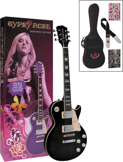ELEKTRO GİTAR GYPSY ROSE SET (GIGBAG, STRAP, STICK 1