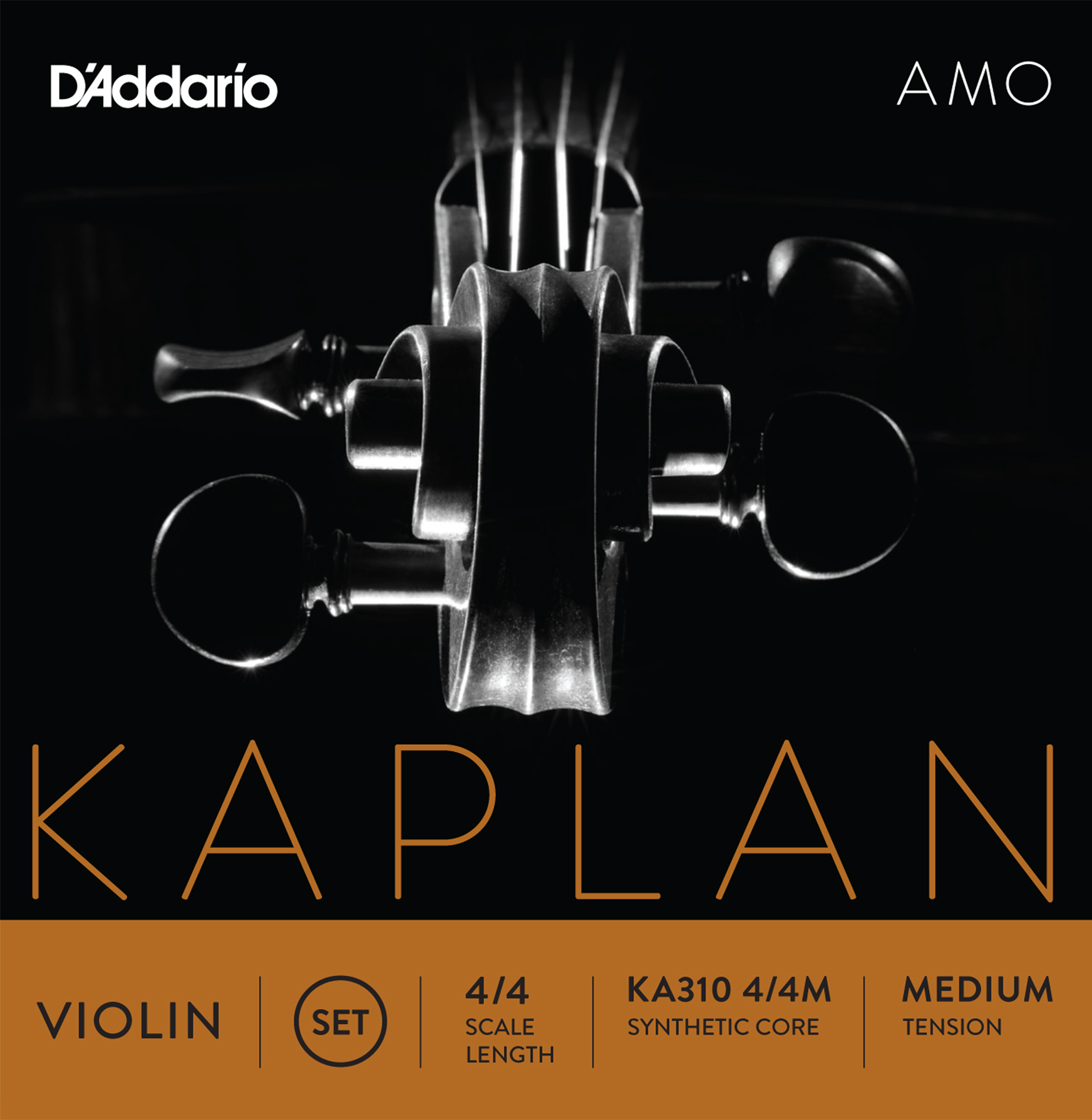 DADDARIO KA310 4/4M KEMAN TEL SETİ, KAPLAN AMO, MEDIUM 1