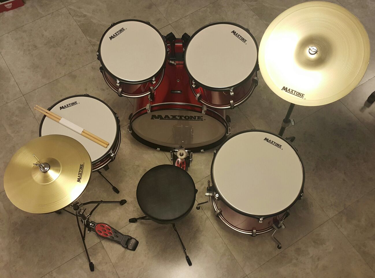 MAXTONE MXC-3017NBK DAVUL SET SİYAH 1