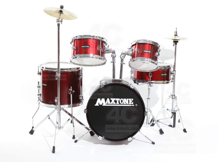 MAXTONE MXC-602MR JUNIOR DAVUL SET METALİK KIRMIZI 1