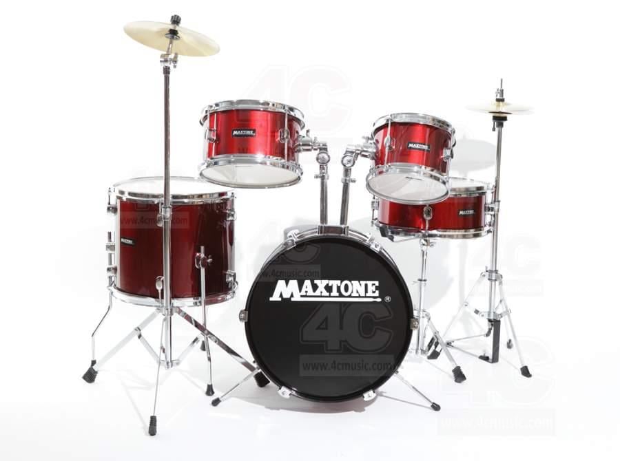MAXTONE MXC-602MR JUNIOR DAVUL SET METALİK KIRMIZI 2