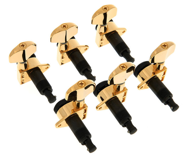 PLANETWAVES PWAT333L ELEKTRO GİTAR KULAĞI, 3+3, GOLD 2