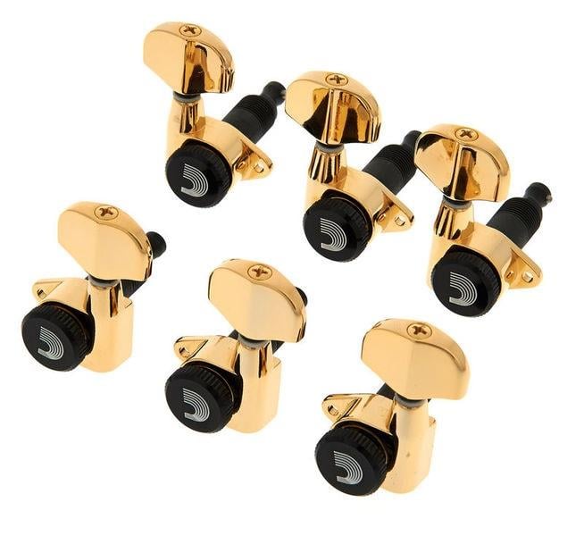 PLANETWAVES PWAT333L ELEKTRO GİTAR KULAĞI, 3+3, GOLD 6