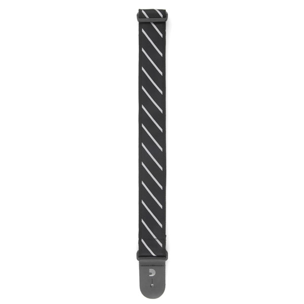 PLANETWAVES T20W1409 GİTAR ASKISI, TIE STRIPES SİYAH-GRİ 2