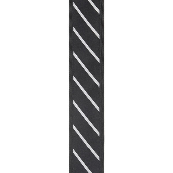 PLANETWAVES T20W1409 GİTAR ASKISI, TIE STRIPES SİYAH-GRİ 3