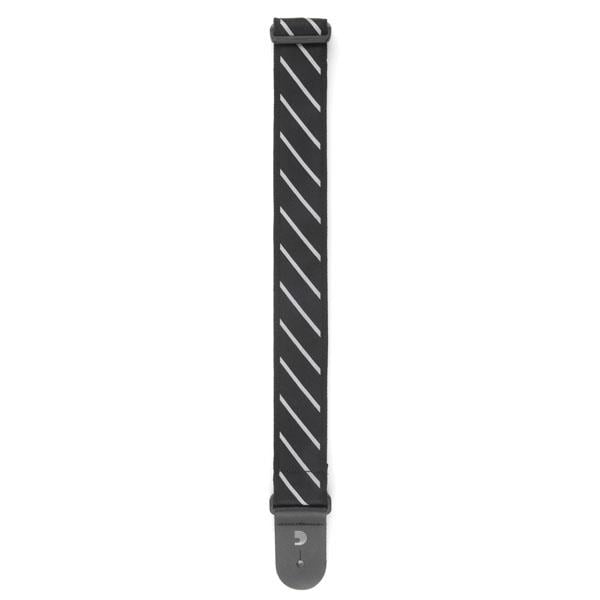 PLANETWAVES T20W1409 GİTAR ASKISI, TIE STRIPES SİYAH-GRİ 5