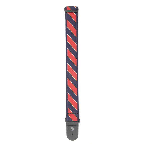 PLANETWAVES T20W1410 GİTAR ASKISI, TIE STRIPES MAVİ-KIRMIZI 3