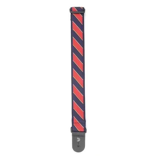 PLANETWAVES T20W1410 GİTAR ASKISI, TIE STRIPES MAVİ-KIRMIZI 6