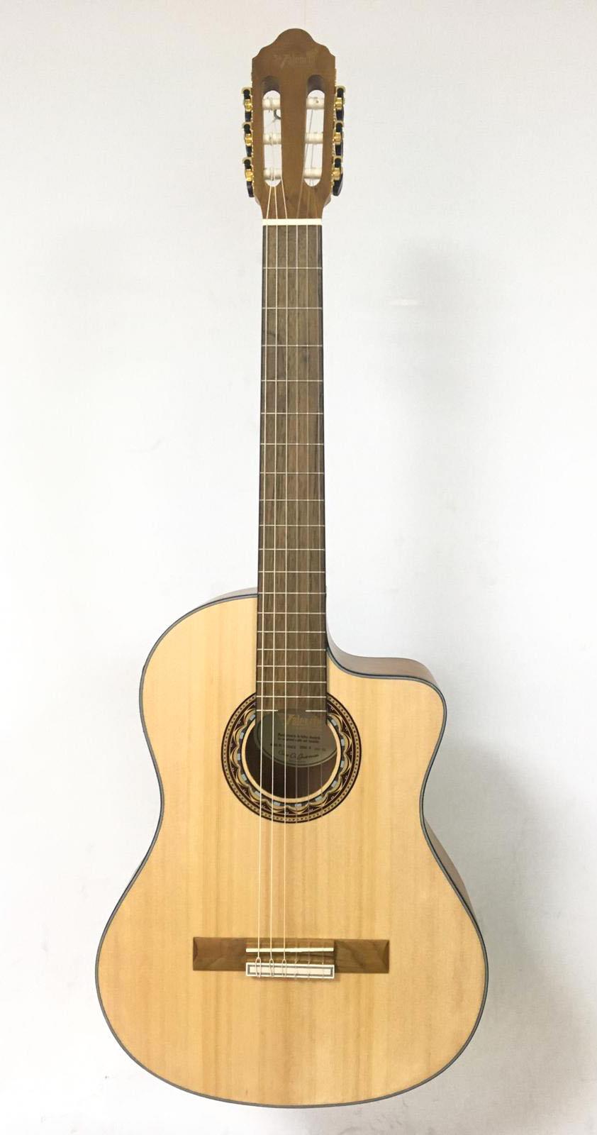 ELEKTRO KLASİK GİTAR, CUTAWAY, 4/4, NATUREL MAT, 4