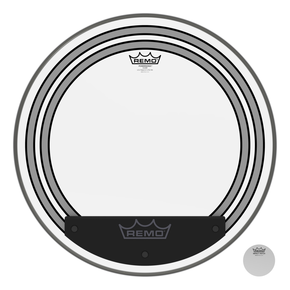 REMO PW-1320-00- Powersonic® Şeffaf 20" Bas Davul Derisi 5