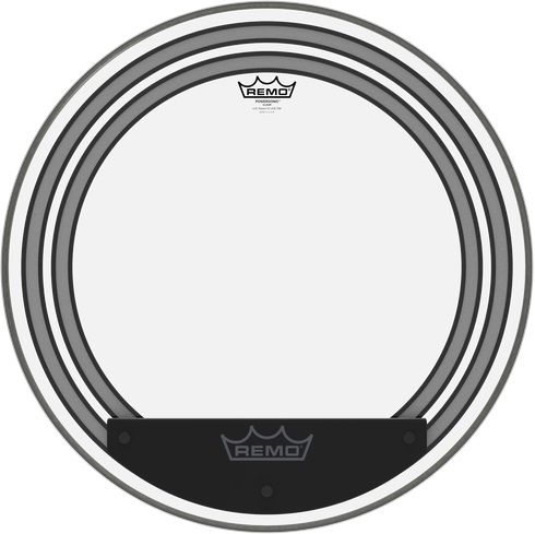 REMO PW-1322-00- Powersonic® Şeffaf 22" Bas Davul Derisi 1