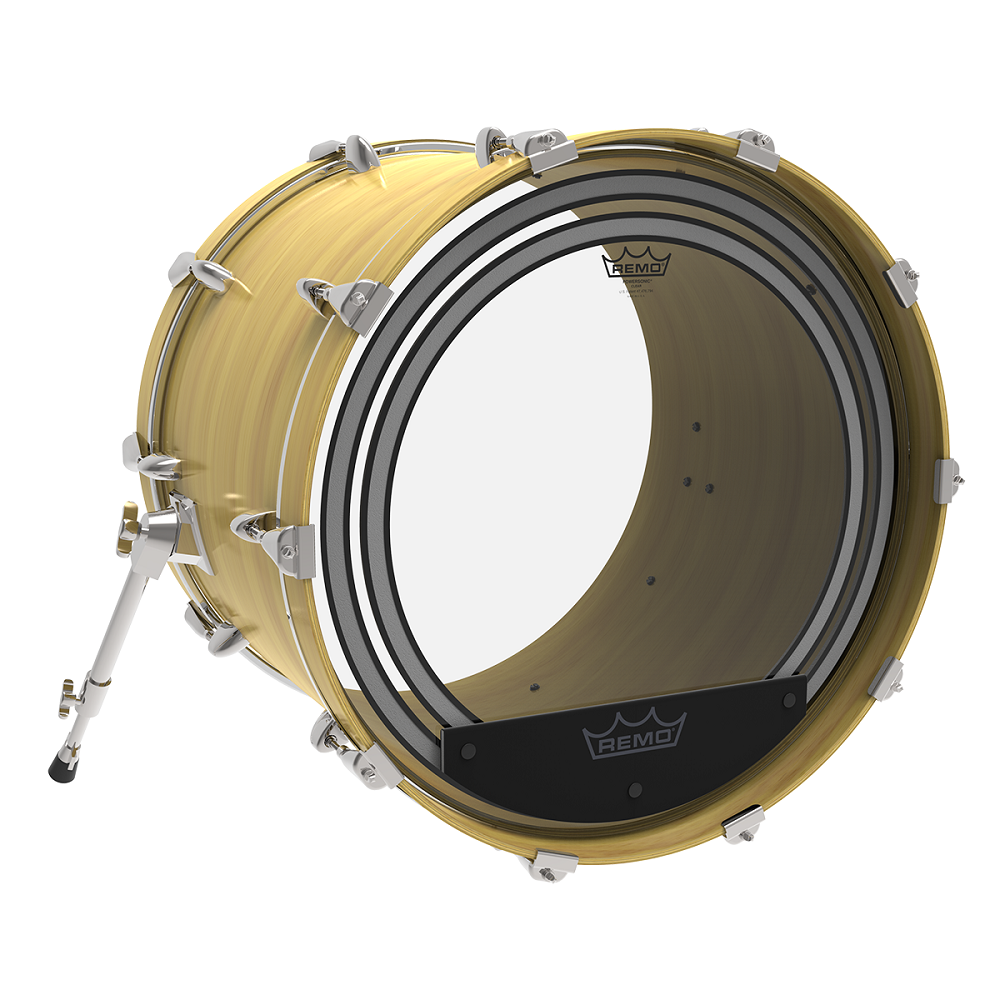 REMO PW-1322-00- Powersonic® Şeffaf 22" Bas Davul Derisi 4