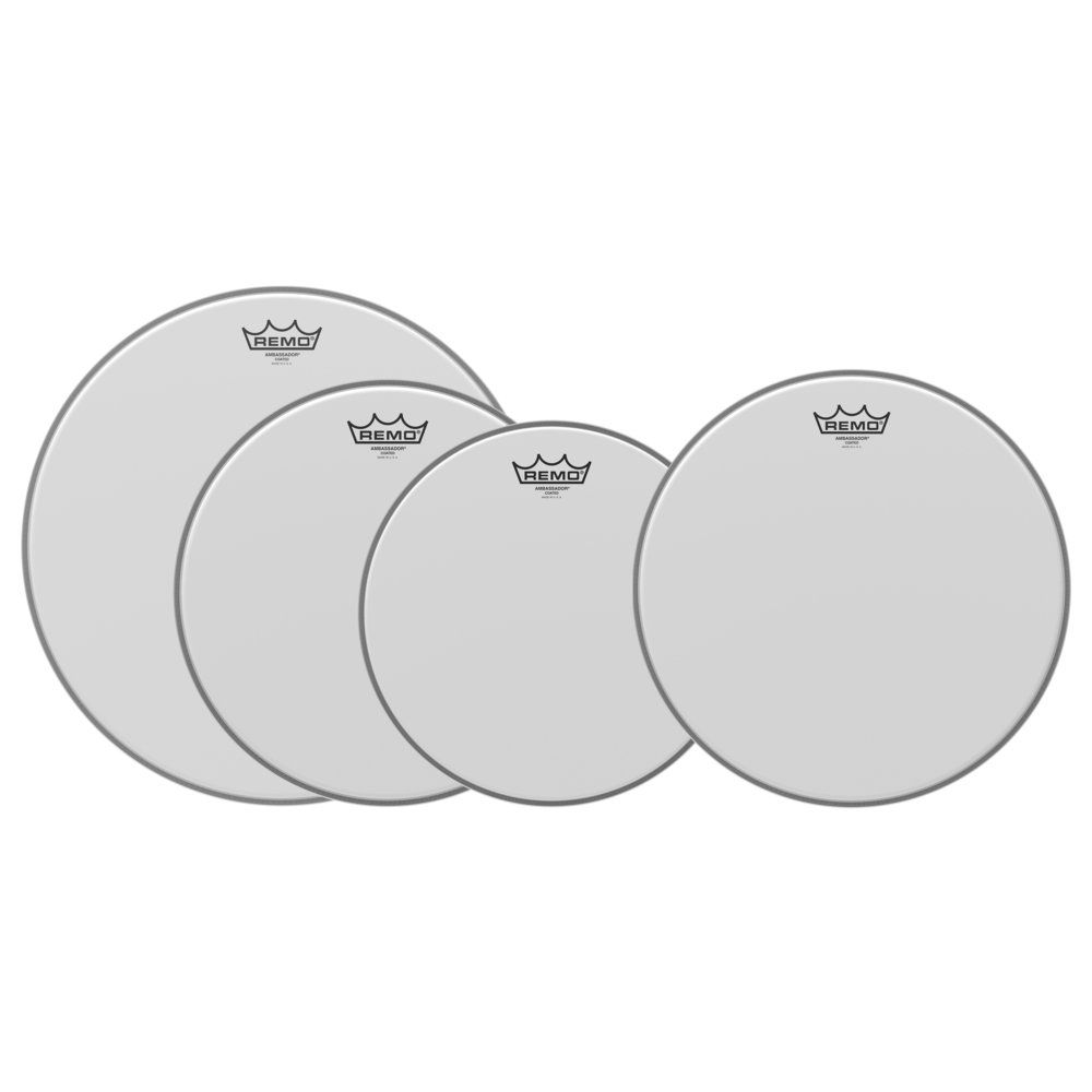 REMO PP-0112-BA- Ambassador® Kumlu Deri Seti (12"/13"/14"/16") 3