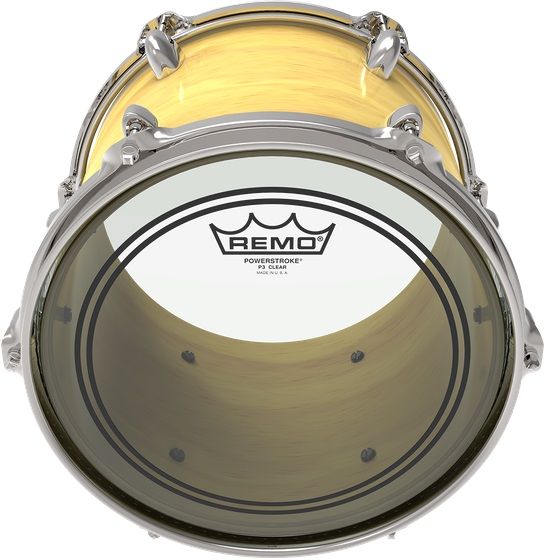 REMO P3-0312-BP- Powerstroke® P3 Şeffaf 12" Davul Derisi 6