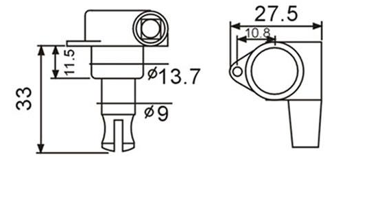 VALENCIA BMH7105BKR4 BASS GİTAR KULAĞI SİYAH, 4 SAĞ 5