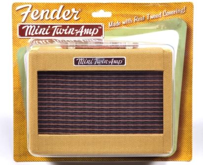 Fender Mini 57 Twin Tweed Pilli Elektro Gitar Amfisi 2