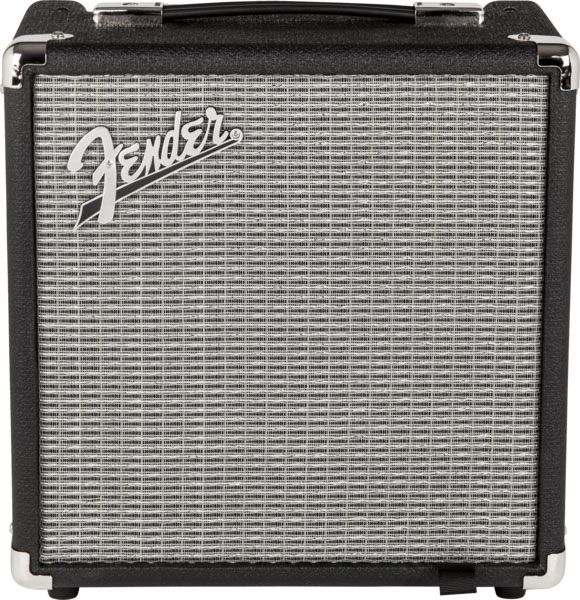 Fender Rumble 15 V3 Siyah and Gümüş Bas Gitar Amfisi 1