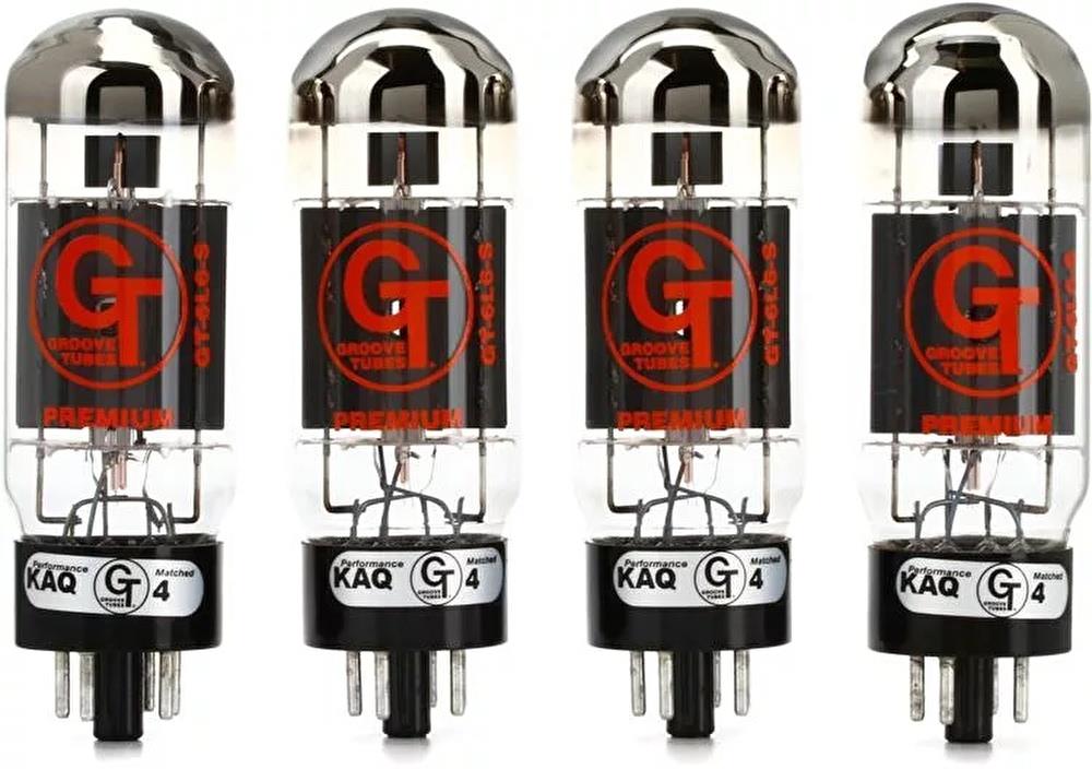 Groove Tubes GT-6L6-S MED QUARTET Power Tube Lamba 1