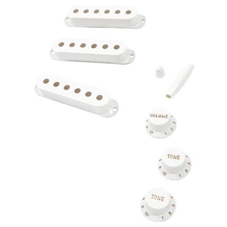 Fender Pure Vintage 50s Stratocaster Eggshell Manyetik Kapağı Aksesuar Kiti 2
