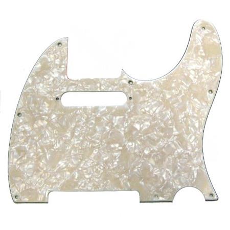 Fender Telecaster 8-Hole Mount Aged White Pearl 4-Ply Pickguard 2