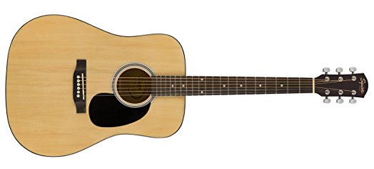 Squier SA-150 Dreadnought Naturel Akustik Gitar 1