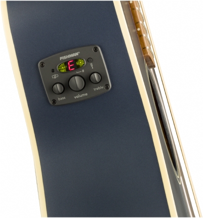 Fender Malibu Player Midnight Satin Elektro Akustik Gitar 6