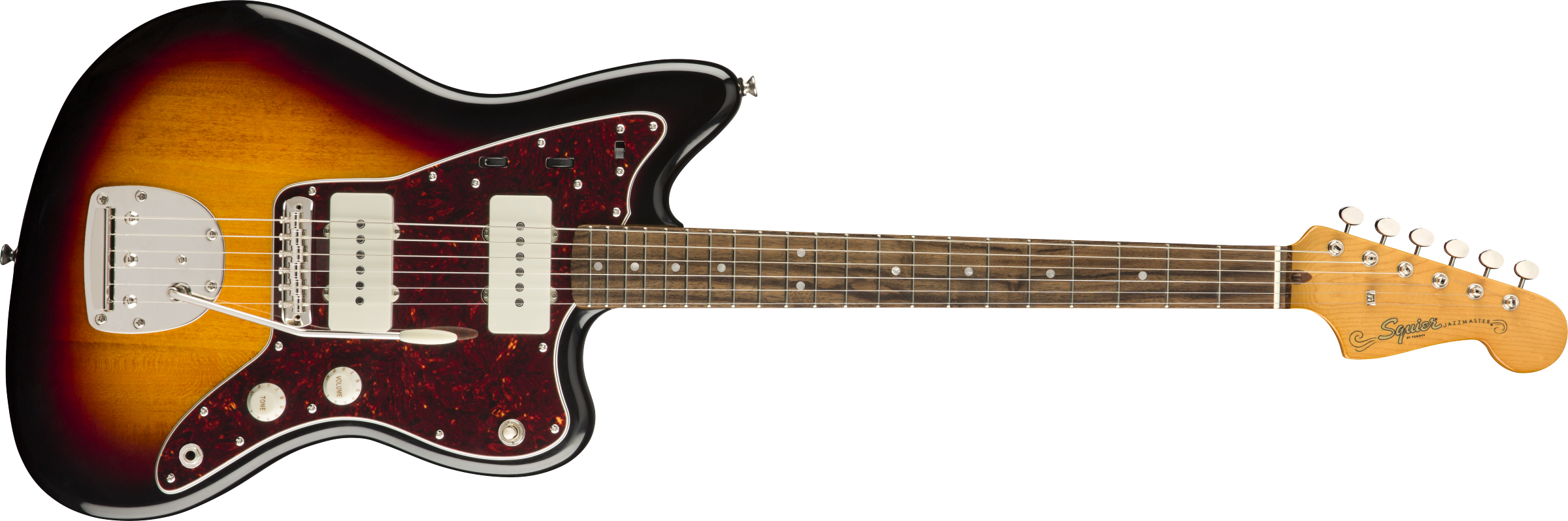 Squier Classic Vibe 60s Jazzmaster Laurel Klavye 3-Color Sunburst Elektro Gitar 1