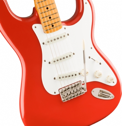 Squier Classic Vibe 50s Stratocaster Akçaağaç Klavye Fiesta Red Elektro Gitar 3