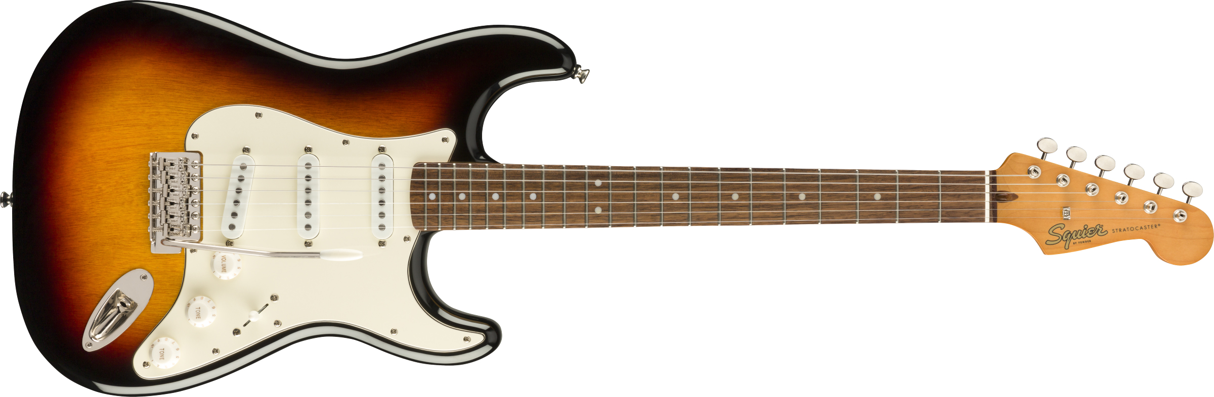 Squier Classic Vibe 60s Stratocaster Laurel Klavye 3-Color Sunburst Elektro Gitar 1