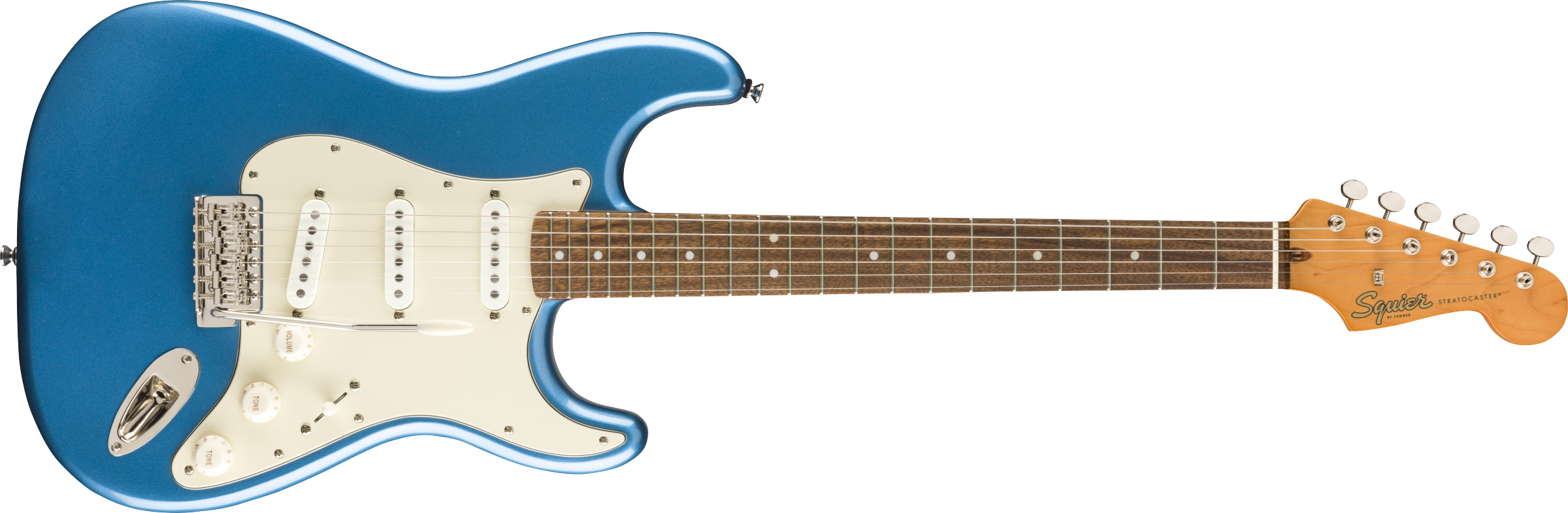 Squier Classic Vibe 60s Stratocaster Laurel Klavye Lake Placid Blue Elektro Gitar 1
