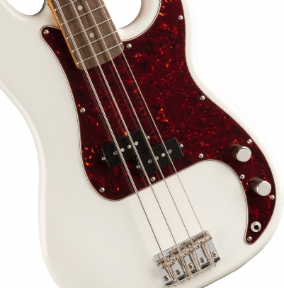 Squier Classic Vibe 60s Precision Bass Laurel Klavye Olympic White Bas Gitar 4
