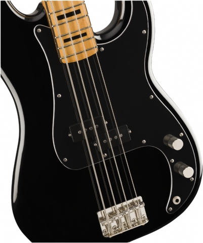 Squier Classic Vibe 70s Precision Bass Akçaağaç Klavye Black Bas Gitar 4