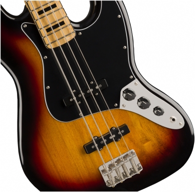 Squier Classic Vibe 70s Jazz Bass Akçaağaç Klavye 3-Color Sunburst Bas Gitar 4