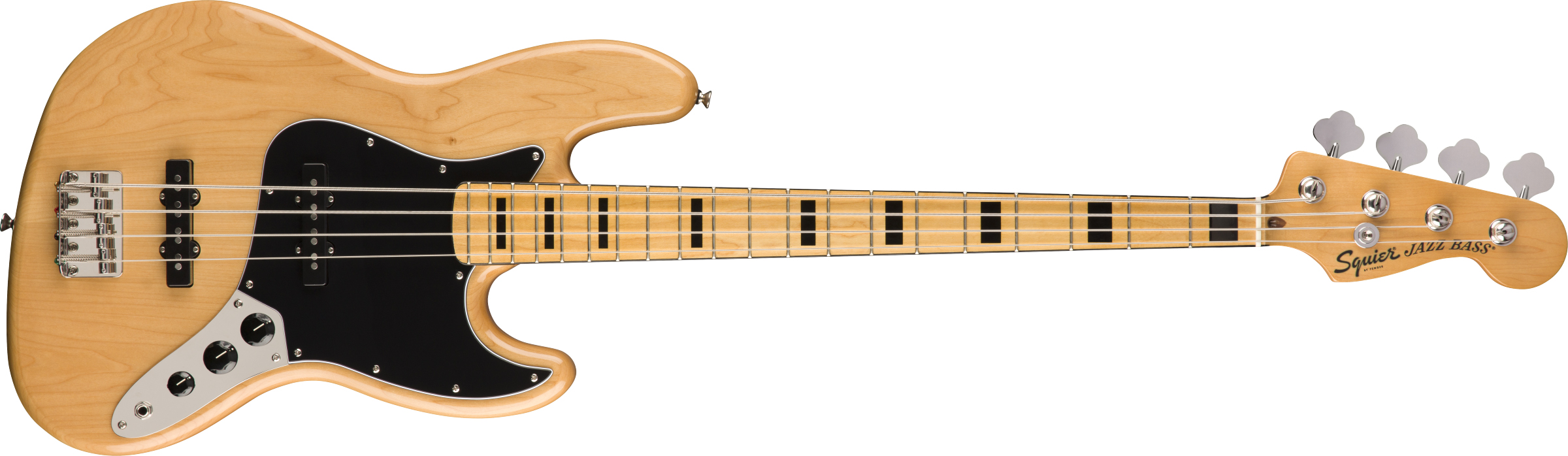Squier Classic Vibe 70s Jazz Bass Akçaağaç Klavye Natural Bas Gitar 1